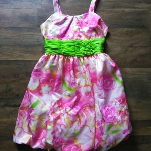 Bonnie Jean Bubble Hem Dress Girl's Size: 16